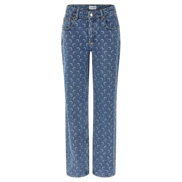 Marine Serre Women 'Moon' Jeans - Picture 1 of 4